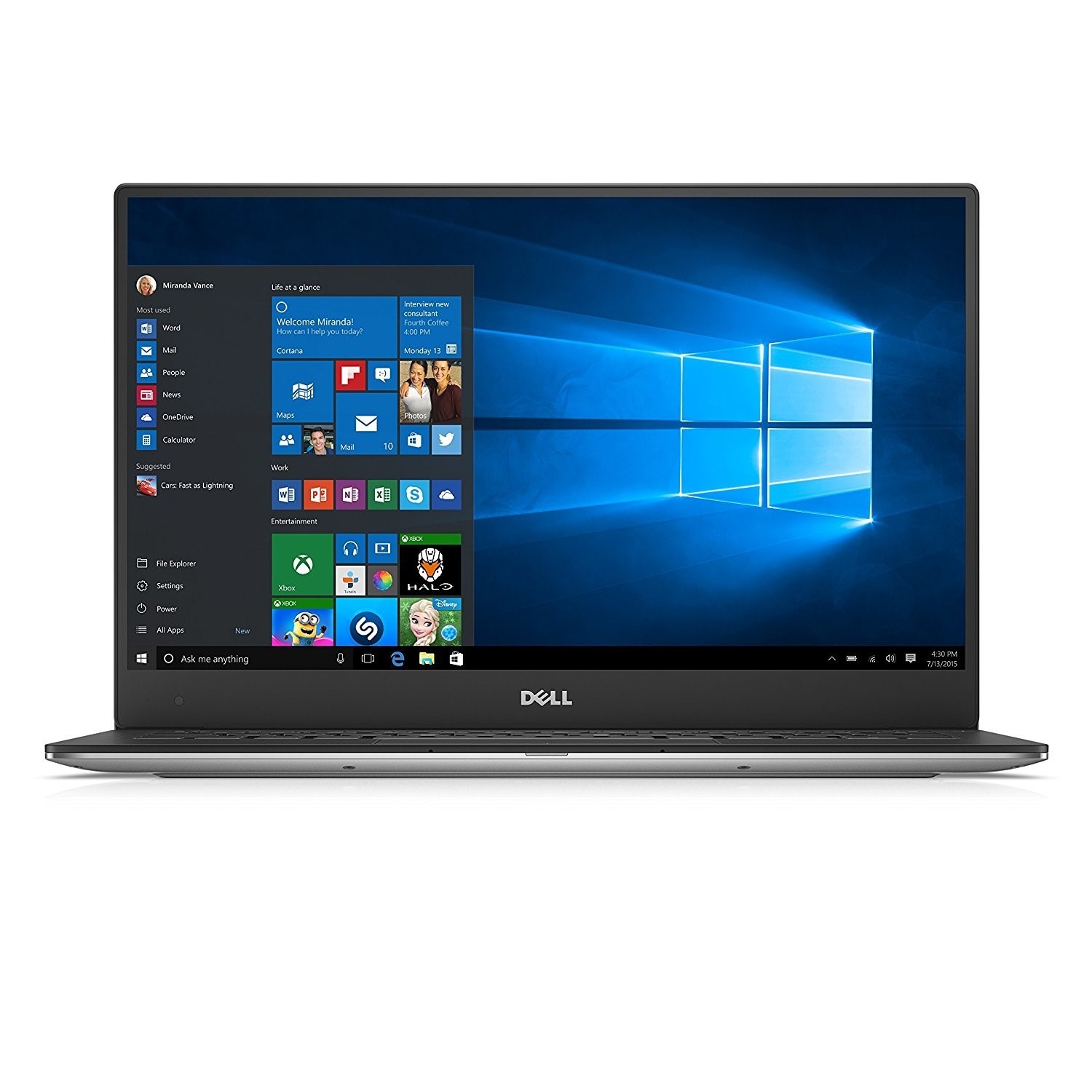 Dell XPS 13 9350 Core i7-6560U 8GB 256GB SSD Windows 10